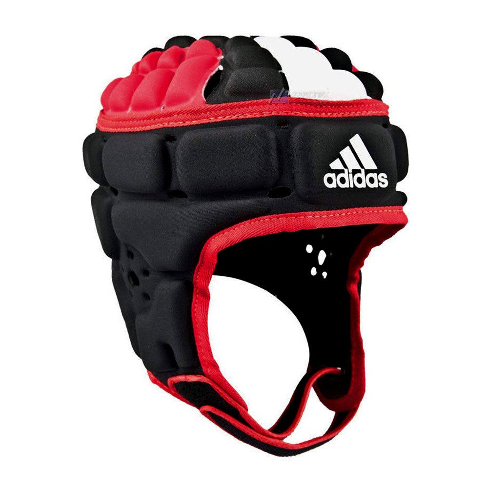 Kask do rugby Adidas Headguard helmet ochraniacz V86288 czarnosrebrnoczerwony Sklep Marionex.pl