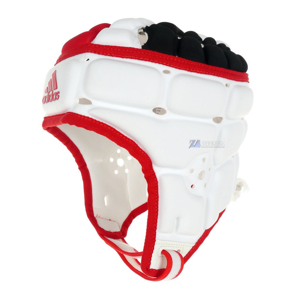 Kask do rugby Adidas Headguard helmet ochraniacz V86287 białoczerwono