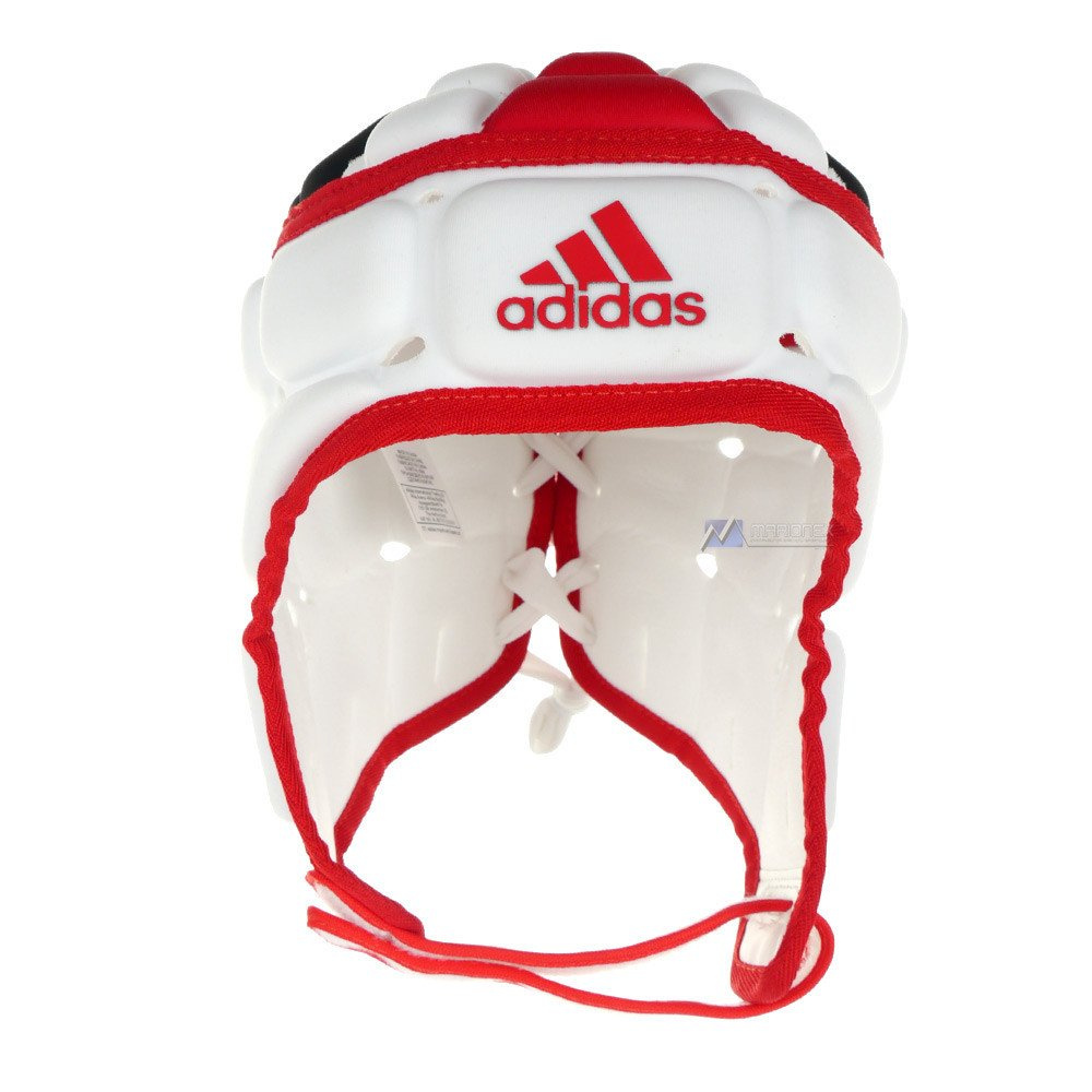 Kask do rugby Adidas Headguard helmet ochraniacz V86287 białoczerwonoczarny Sklep Marionex.pl