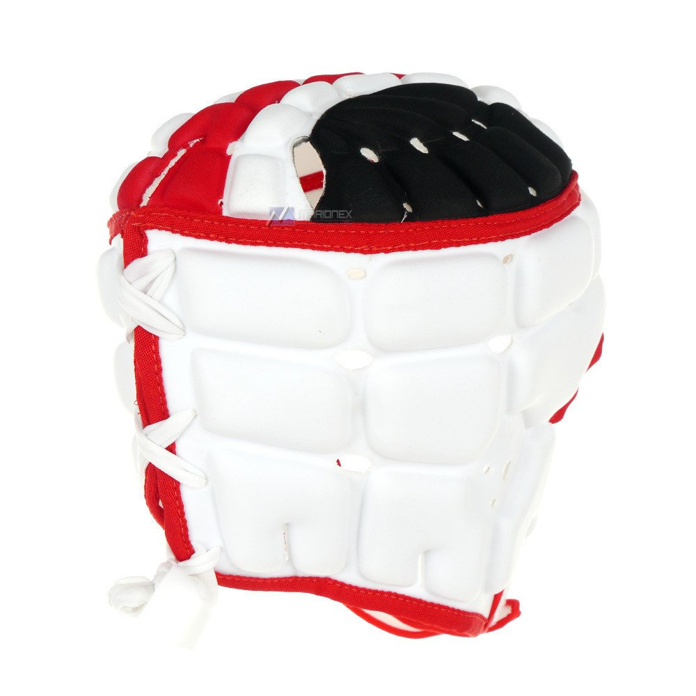 Kask do rugby Adidas Headguard helmet ochraniacz V86287 białoczerwonoczarny Sklep Marionex.pl