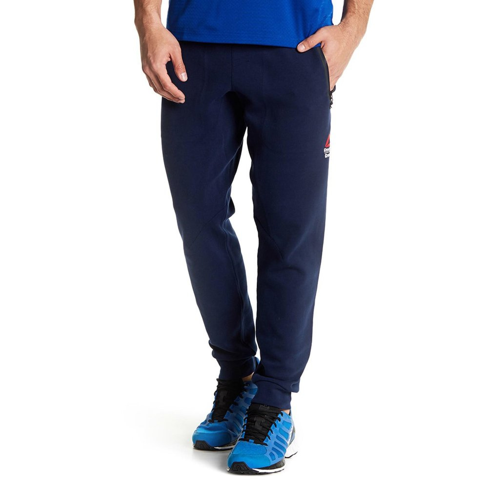 reebok trousers mens blue