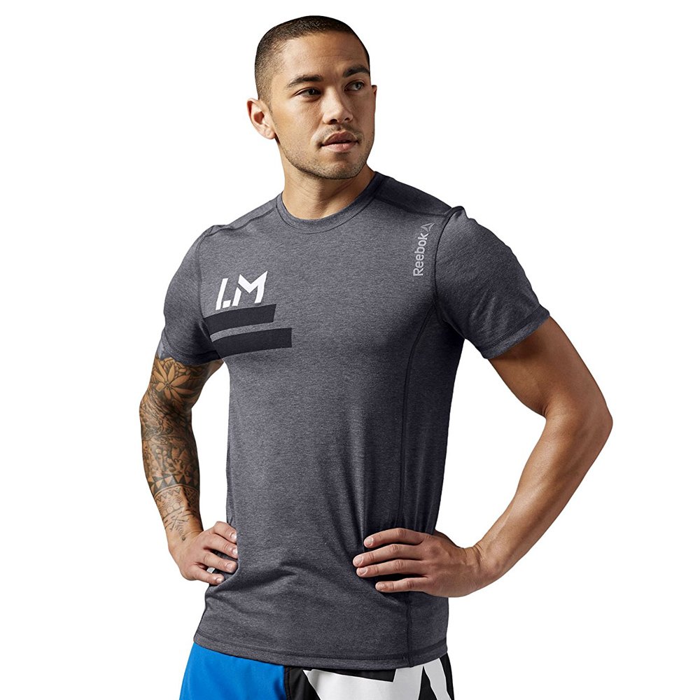 Para Hombres Deportes Camiseta Reebok Les Mills ciclo speedwick  Entrenamiento T-Shirt | eBay