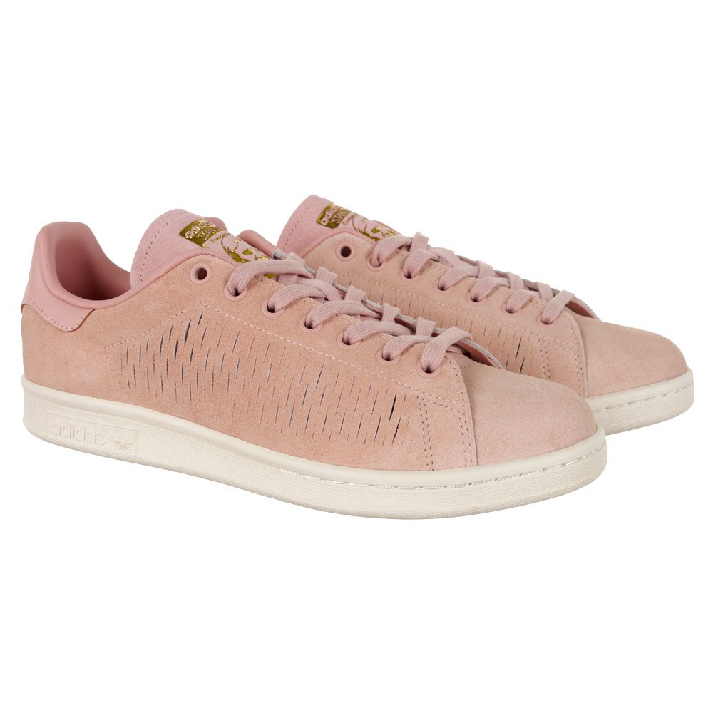 adidas pink leather trainers