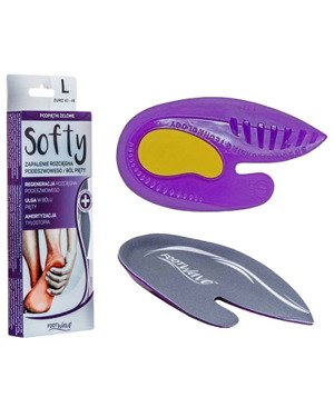 Podpiętki żelowe medyczne FootWave Softy amortyzujące przeciwbólowe na ból pięt