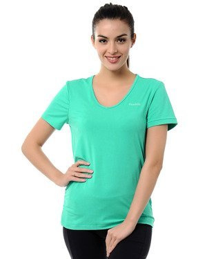 Koszulka Reebok Vneck damska sportowa termoaktywna t-shirt fitness