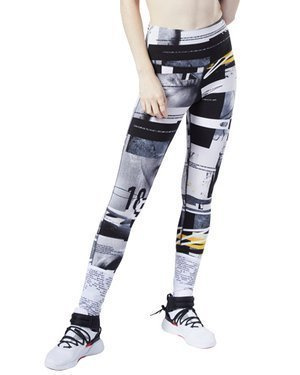 Legginsy Reebok Workout Meet You There AOP damskie getry sportowe