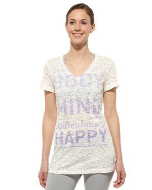 Koszulka Reebok Burnout damska t-shirt sportowy na siłownie