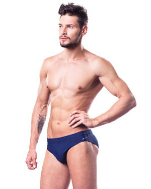 Kąpielówki sportowe Shepa 012 męskie slipy na plaże basen