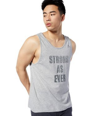 Koszulka Reebok Les Mills Graphic męska bezrękawnik sportowy treningowy