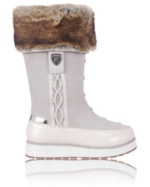 Buty Luhta Sulava MS damskie śniegowce zimowe ocieplane zamszowe