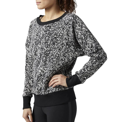 Bluza Reebok Crewneck - Speckled damska dresowa sportowa