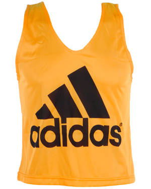 Oznacznik do gier zespołowych bezrękawnik Adidas pomarańczowy