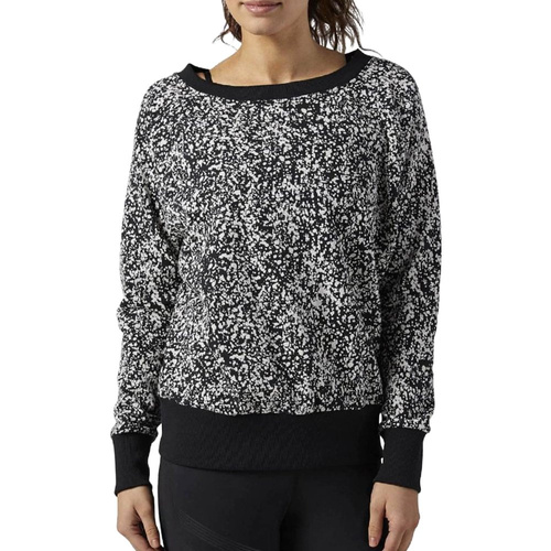 Bluza Reebok Crewneck - Speckled damska dresowa sportowa