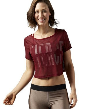 Koszulka Reebok Cardio Mesh damska top sportowy z siateczki