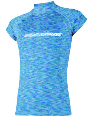 Top UV Magic Marine Cube Rash Vest S/S koszulka damska surfingowa t-shirt