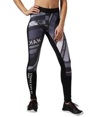 Spodnie Reebok One Series Tight damskie legginsy getry kompresyjne termoaktywne