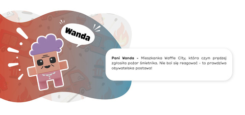 MINI WAFFLE CITY WÓZ STRAŻACKI 80 EL.
