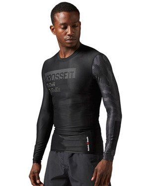 Koszulka na długi rękaw Reebok CrossFit męska kompresyjna termoaktywna