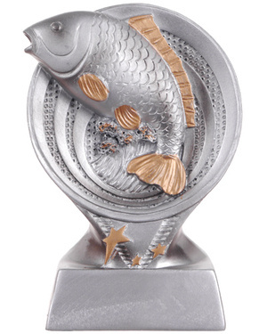 Statuetka figurka Victoria Sport RS1101 Karp wędkarstwo odlewana z podstawą