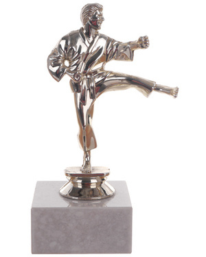 Statuetka figurka Victoria Sport F10/G karate sporty walki z marmurową podstawą