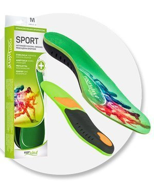 Dynamiczne wkładki ortopedyczne medyczne FootWave Sports stabilizujące profilaktyczne