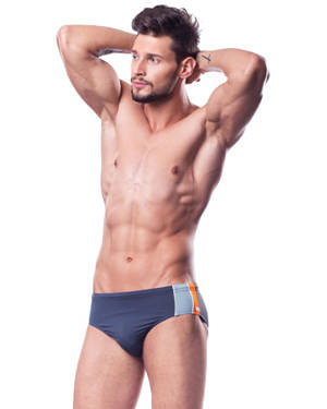 Kąpielówki sportowe Shepa 053 męskie slipy na plaże basen