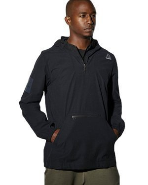 Kurtka Reebok Combat Lightweight męska sportowa wiatrówka termoaktywna z kapturem