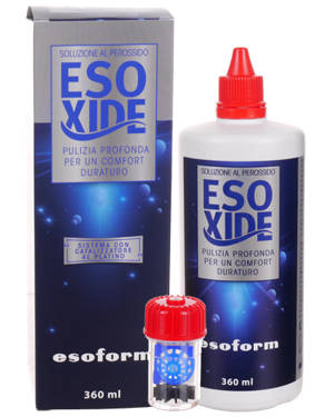 Płyn do czyszczenia soczewek kontaktowych EsoForm EsoXide na bazie nadtlenku wodoru 360 ml