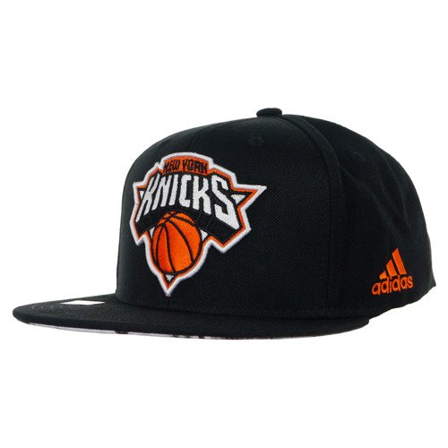 Czapka z daszkiem Adidas NBA Flat Cap New York Knicks unisex sportowa