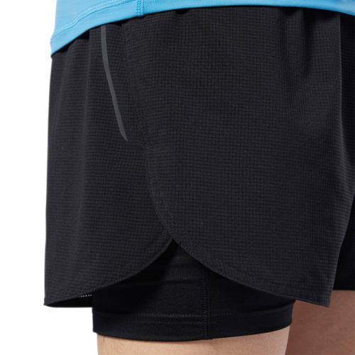 Spodenki 2w1 Reebok One Series Running Epic męskie szorty termoaktywne treningowe