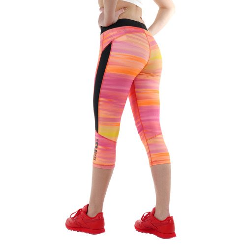 Spodnie 3/4 Reebok Gymana Capri damskie legginsy getry sportowe termoaktywne