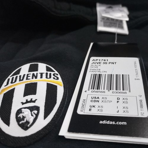 Spodnie Adidas Juventus 3 Stripes męskie dresy sportowe treningowe