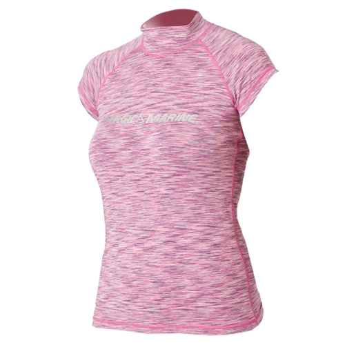 Top UV Magic Marine Cube Rash Vest S/S koszulka damska surfingowa t-shirt