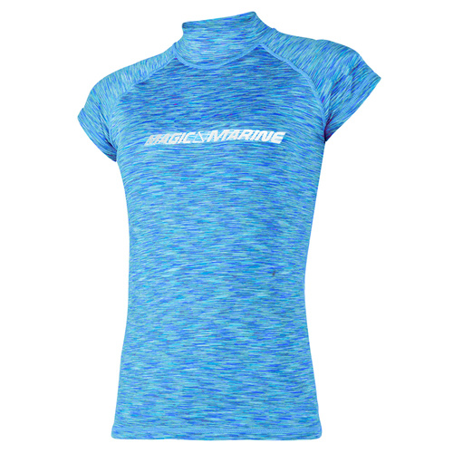 Top UV Magic Marine Cube Rash Vest S/S koszulka damska surfingowa t-shirt